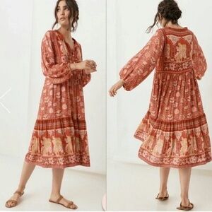 Spell & The Gypsy Bohemian Floral Midi Dress